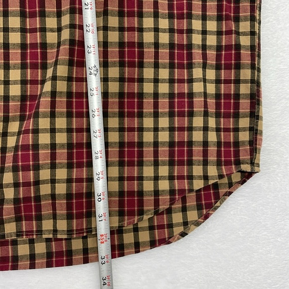 Vintage Abercrombie & Fitch Plaid Button Down Shirt sz Large - Picture 7 of 8